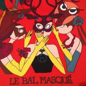 NWT Hermes Le Bal Masqué 70 silk scarf